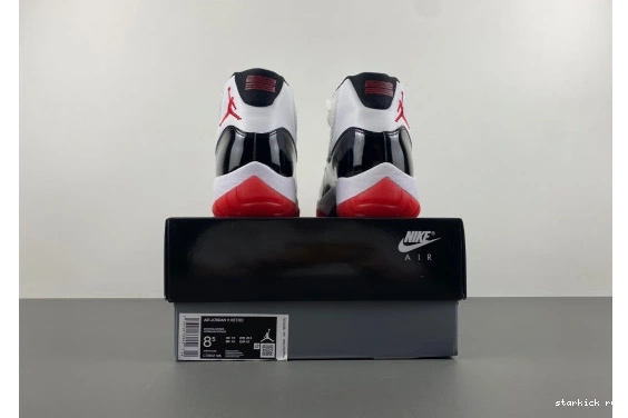 CT8012-106  11 High Jordan Retro Concord CT8012-106 Bred 0401